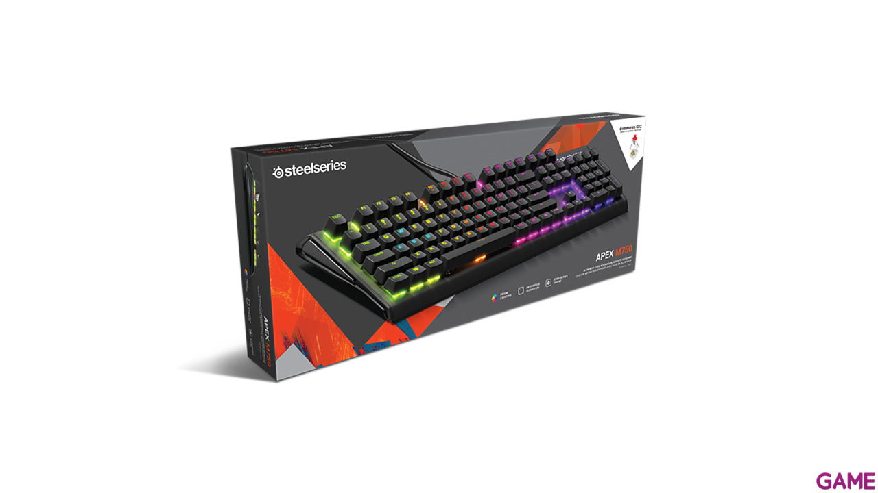 SteelSeries M750 Prism US - Teclado Gaming-3