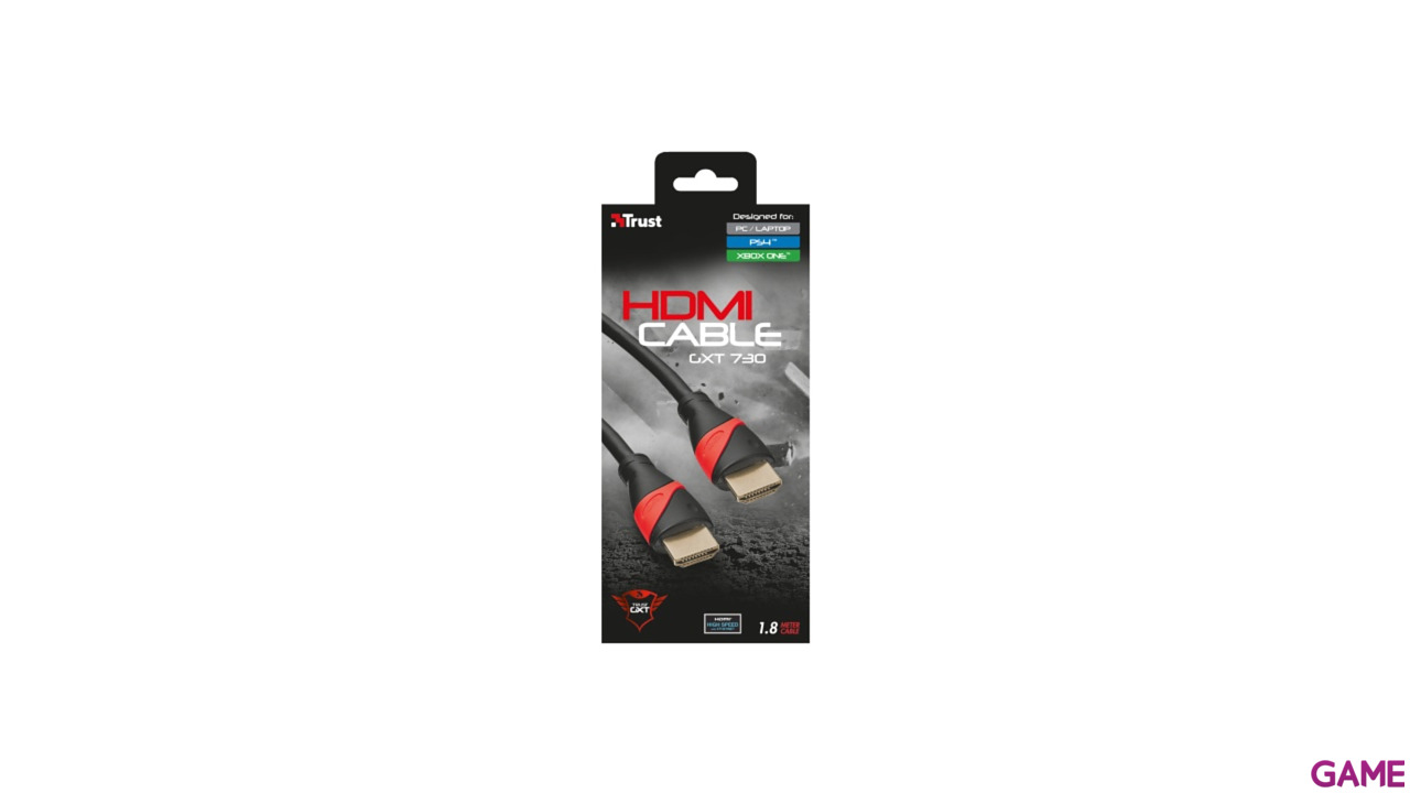 Cable HDMI Trust GXT730 1,8m PS4-XONE-PC-3