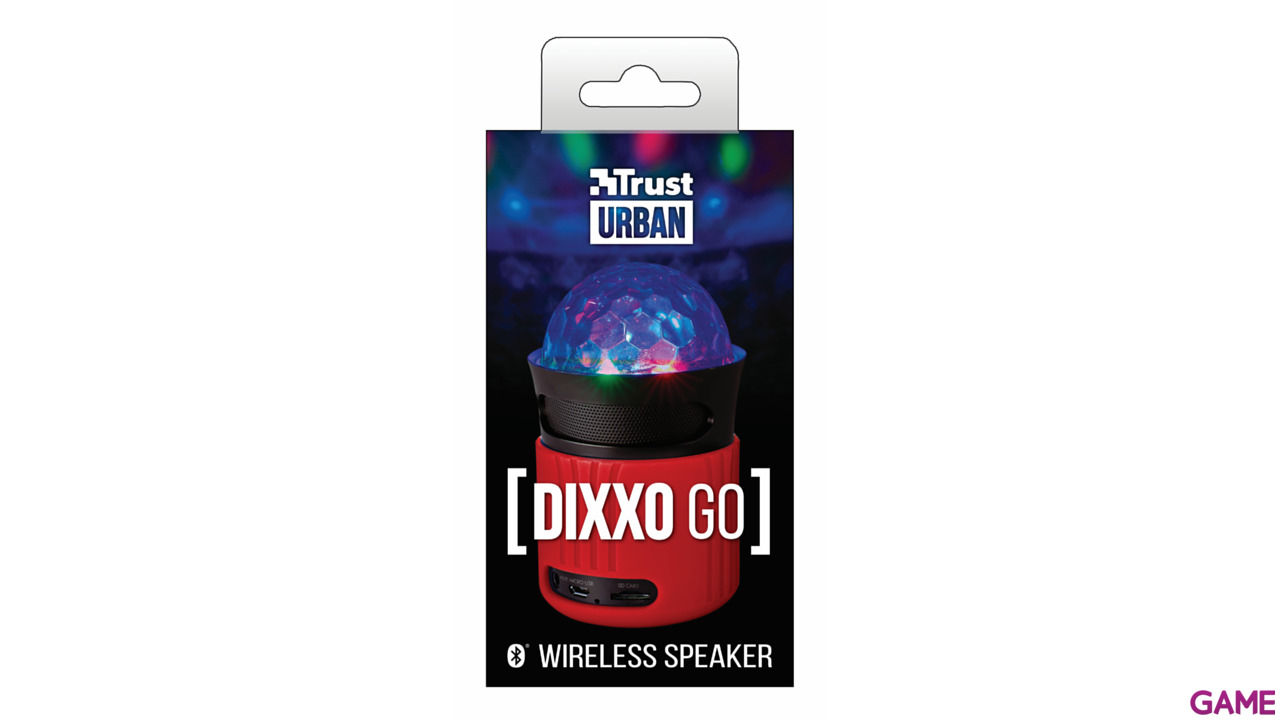 Altavoces Bluetooth con Luces Trust Dixxo Rojo-1