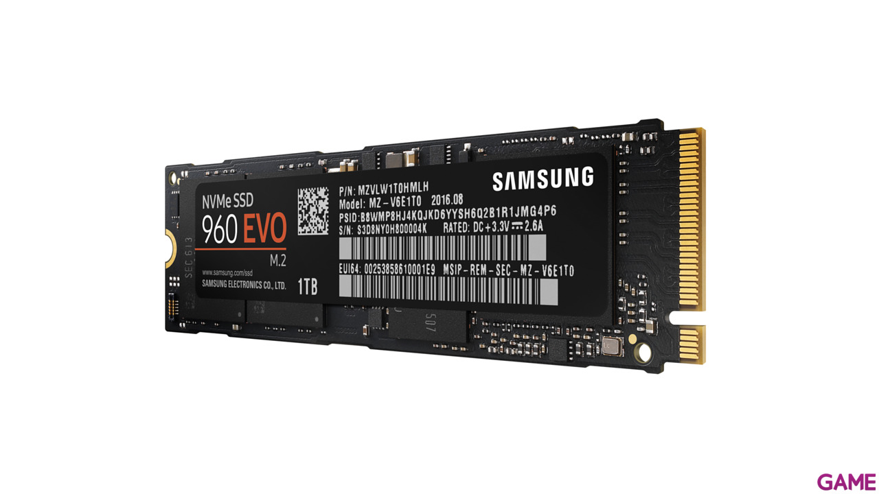 Samsung 960 EVO 250GB SSD M.2 NVMe-7