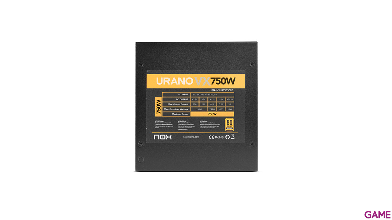 Nox Urano VX 750W 80+ Bronze - Fuente Alimentacion-7