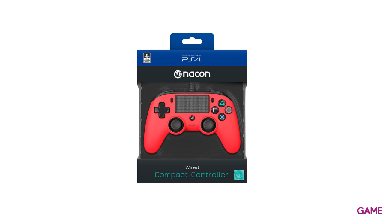 Mando Nacon Con Cable Rojo - Licencia Oficial Sony-7