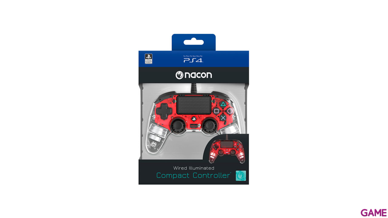 Mando Nacon Con Cable y Luz Rojo - Licencia Oficial Sony-9