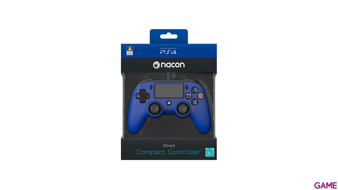 Mando Nacon Con Cable Azul - Licencia Oficial Sony-7