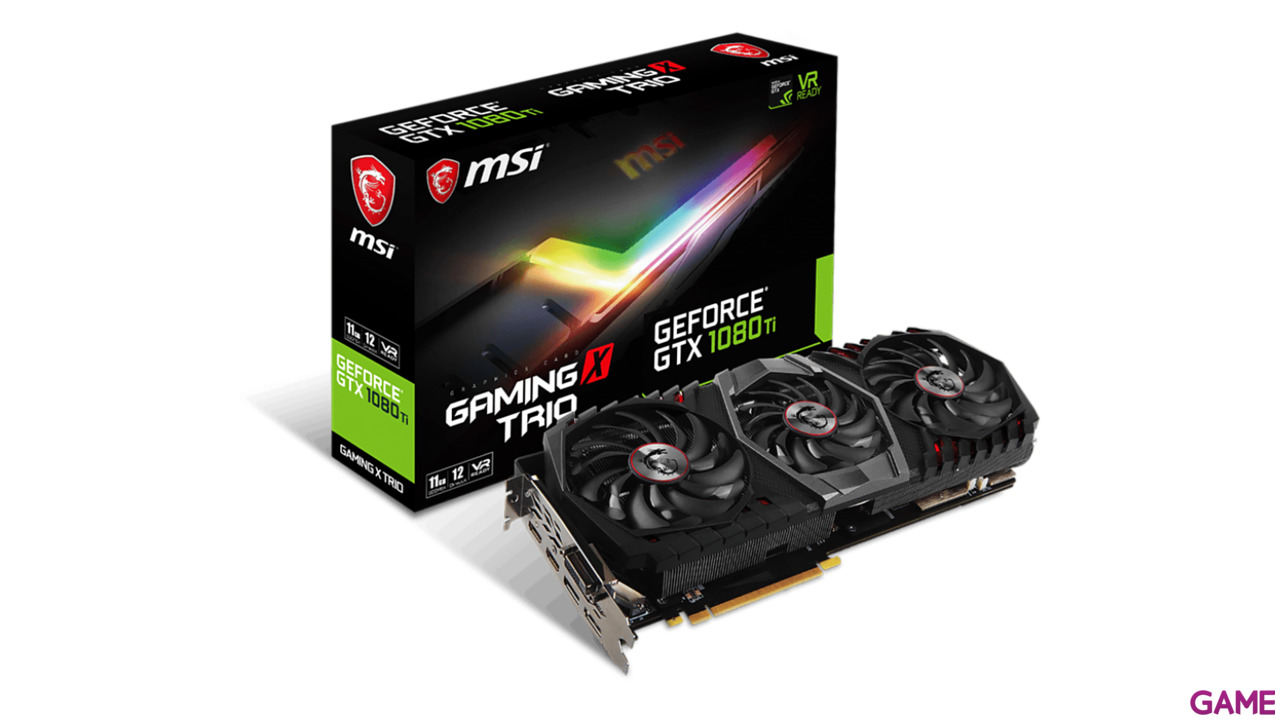 MSI GeForce GTX 1080 Ti Gaming X Trio 11GB GDDR5X-4