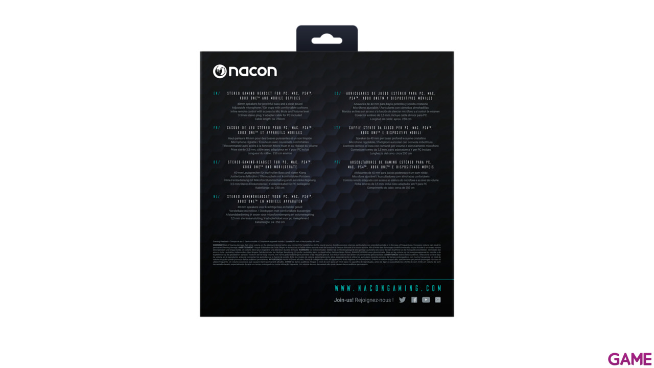Nacon GH-110 PC/PS4/XONE - Auriculares Gaming-9