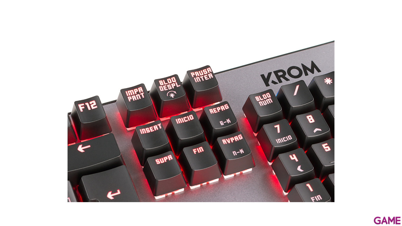 KROM Kernel Mecánico Switch Red RGB - Teclado Gaming-7