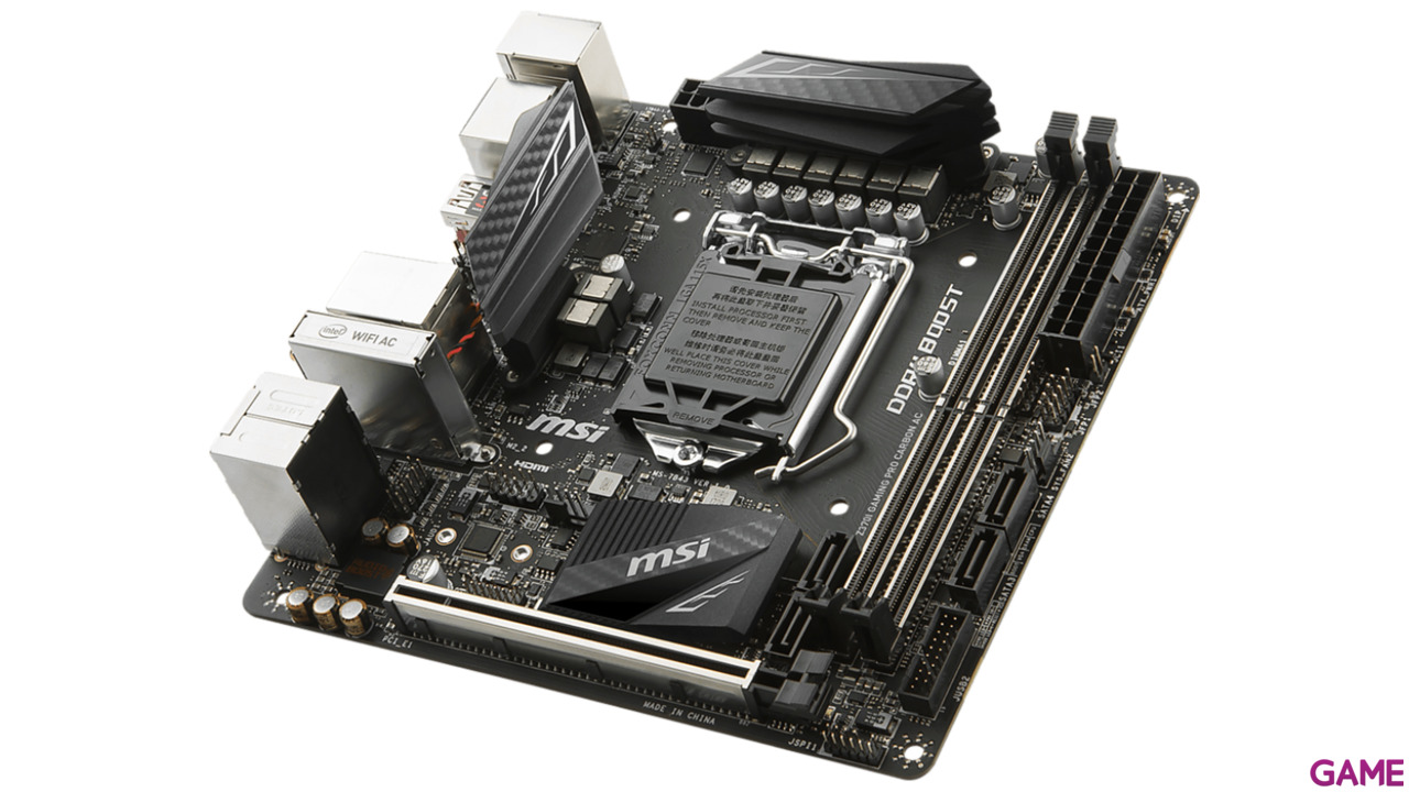 MSI Z370i Gaming Pro Carbon AC Mini ITX LGA1151 - Placa Base-5