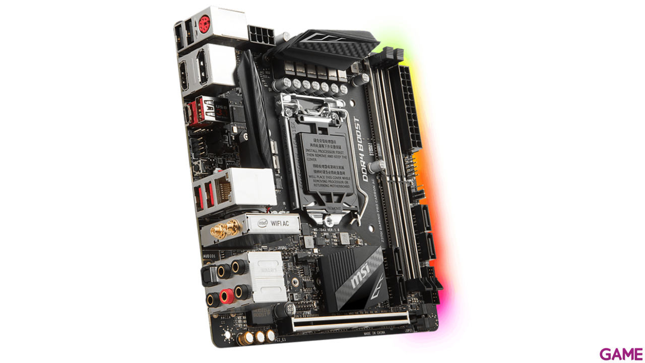 MSI Z370i Gaming Pro Carbon AC Mini ITX LGA1151 - Placa Base-6