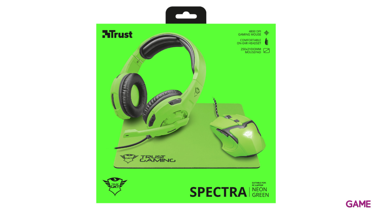 Trust GXT 790 Spectra Gaming Bundle Verde - Pack Gaming-8