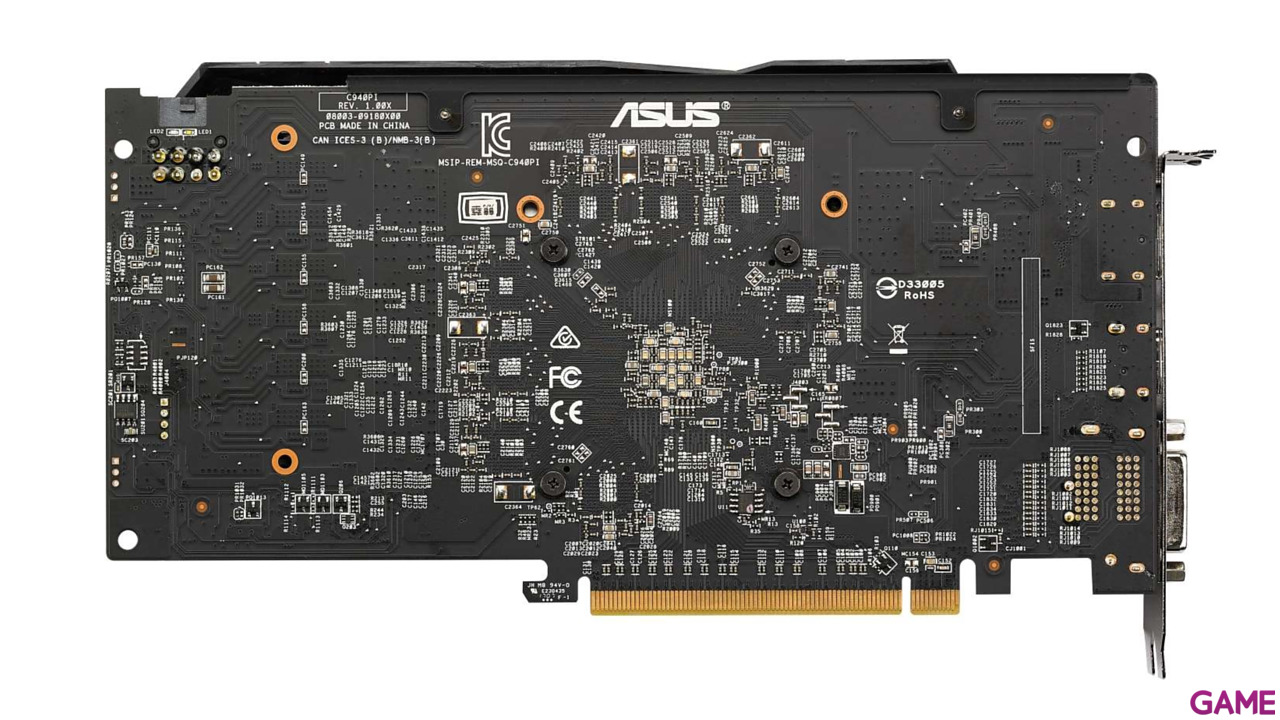 ASUS Radeon RX 570 Strix OC Gaming 4GB GDDR5 - Tarjeta Gráfica Gaming-4