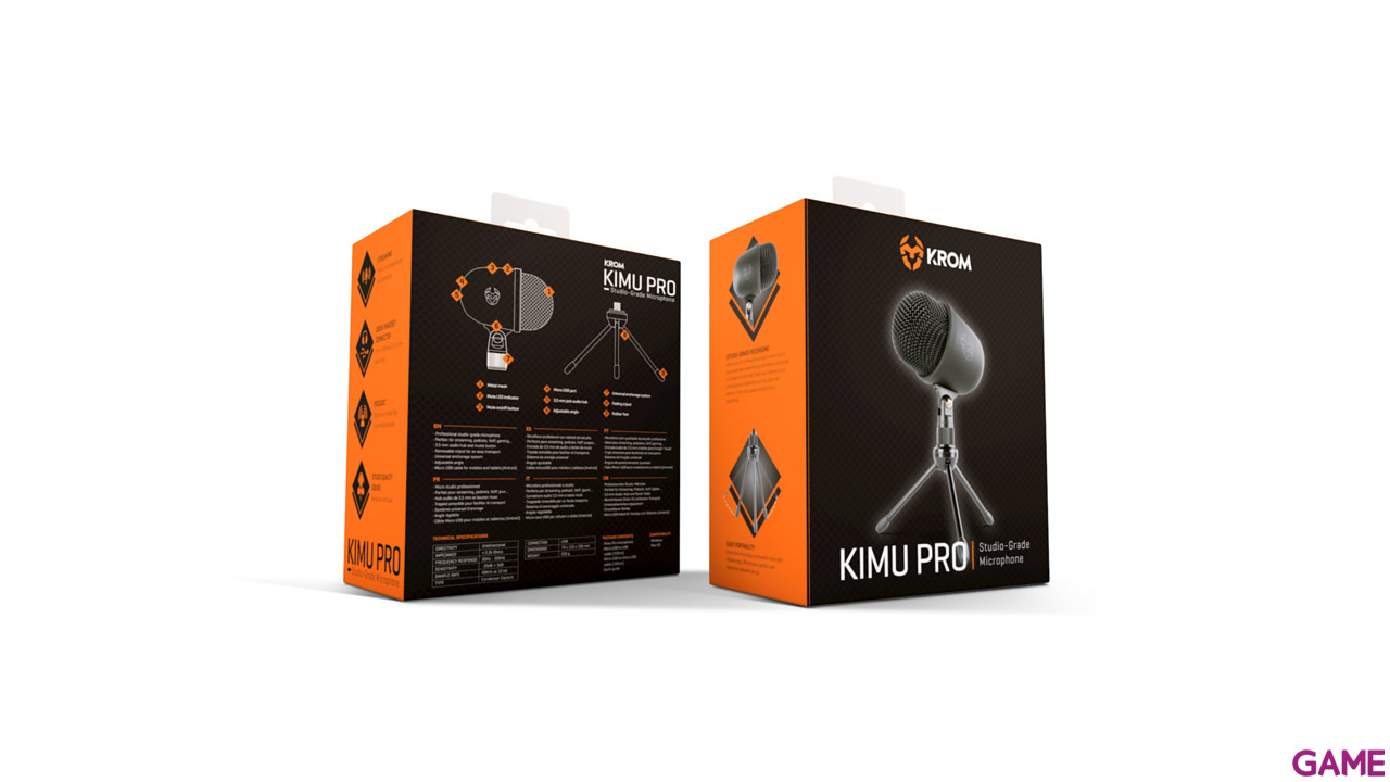 KROM Kimu Pro Unidireccional - Micrófono-18
