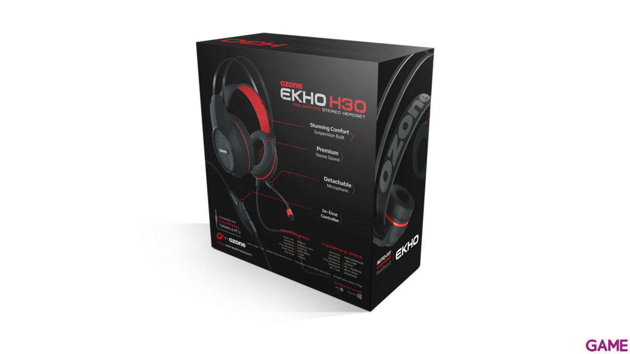 OZONE Ekho H30 PC-PS4-PS5-XBOX-SWITCH-MOVIL - Auriculares Gaming-7