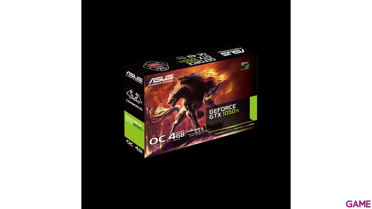 ASUS GeForce GTX 1050 Ti OC Cerberus 4GB GDDR5 - Tarjeta Gráfica Gaming-9