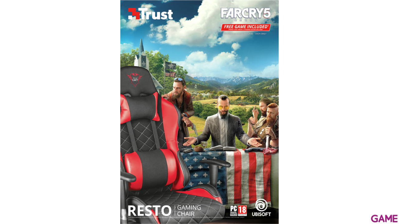 Trust GXT 707 Resto + Far Cry 5 Digital - Silla Gaming-5