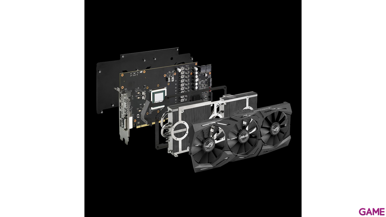 ASUS ROG Strix Radeon RX Vega 64 OC 8GB HBM2 - Tarjeta Gráfica Gaming-5