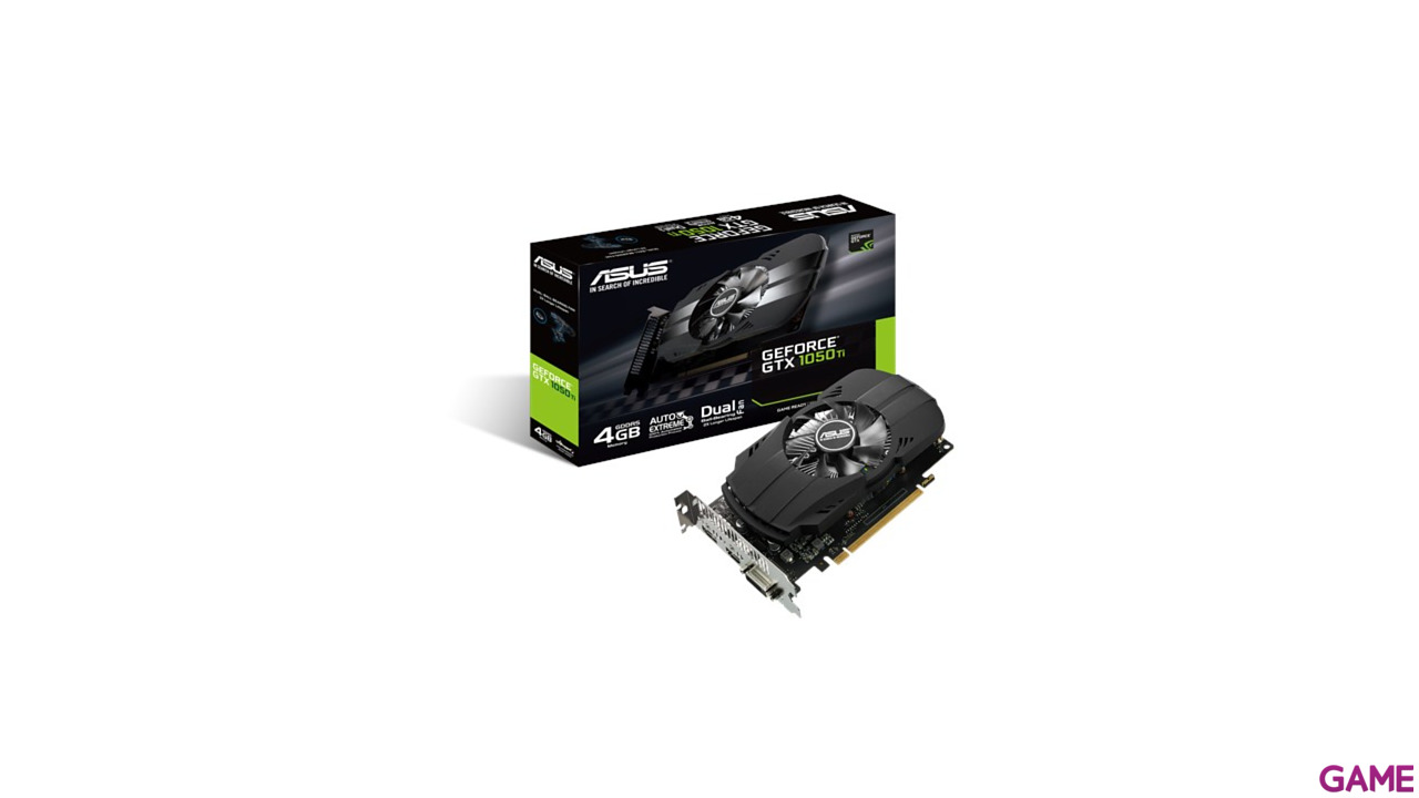 ASUS GeForce GTX 1050 Ti 4GB GDDR5 - Tarjeta Grafica Gaming-0