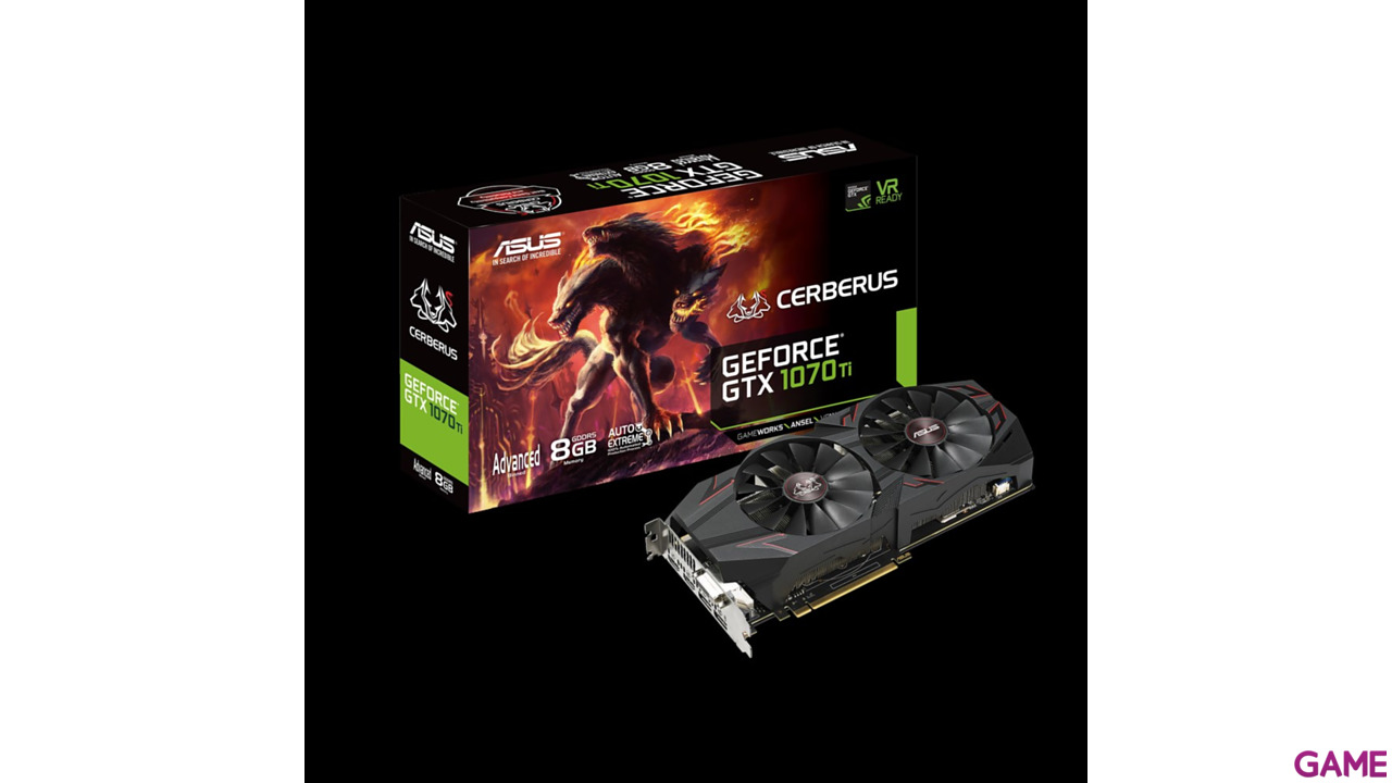 ASUS Cerberus GeForce GTX 1070 Ti 8GB GDDR5 - Tarjeta Gráfica Gaming-14