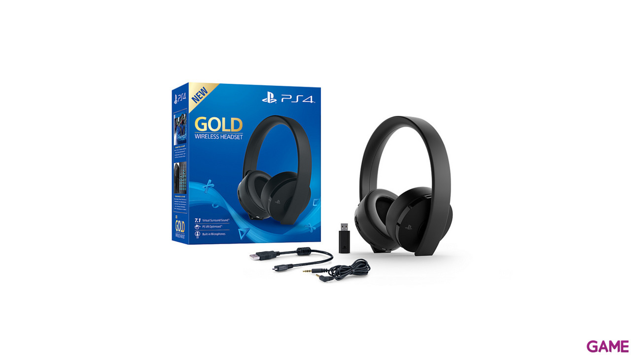 Wireless Headset Sony - Gold - Playstation 4: GAME.es