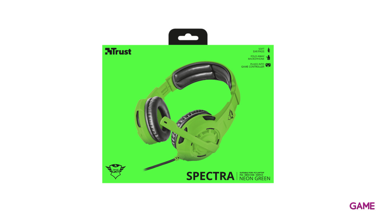 Auriculares Trust GXT310-SG Spectra Green PS4-XONE-NSW-PC-1