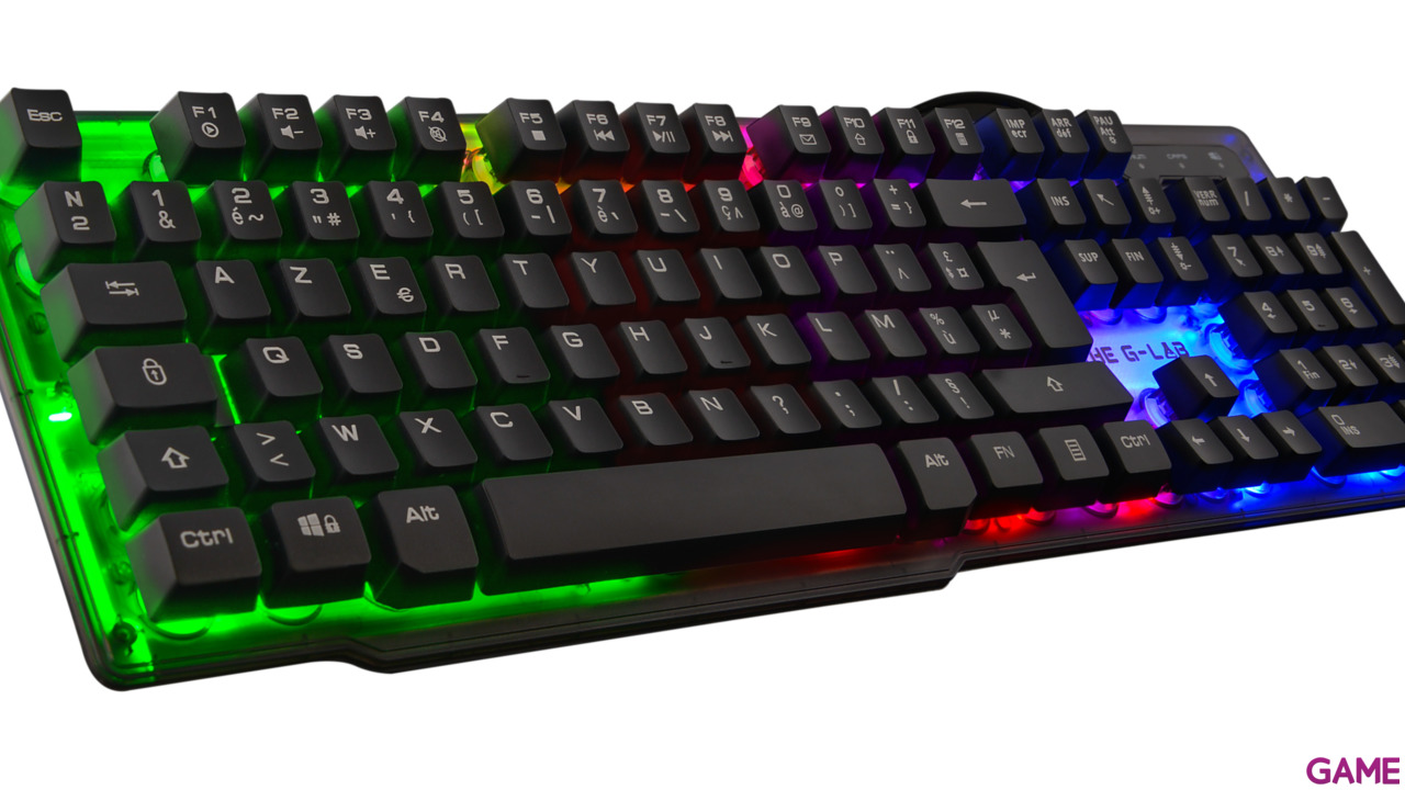 The G-Lab Keyz Neon LED Multicolor - Teclado Gaming-4