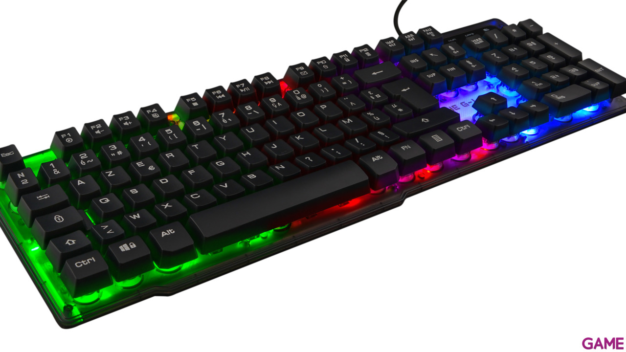 The G-Lab Keyz Neon LED Multicolor - Teclado Gaming-5