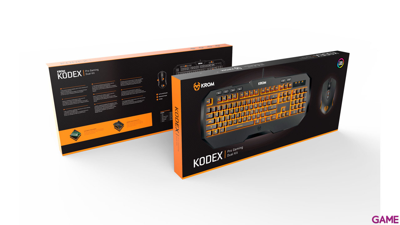 KROM kodex Kit Teclado+Ratón - Pack Gaming-11