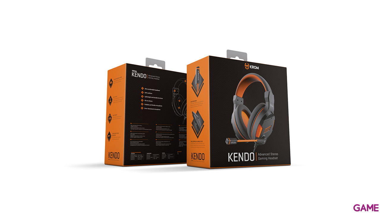 KROM Kendo  PC-PS4-PS5-XBOX-SWITCH-MOVIL - Auriculares Gaming-7