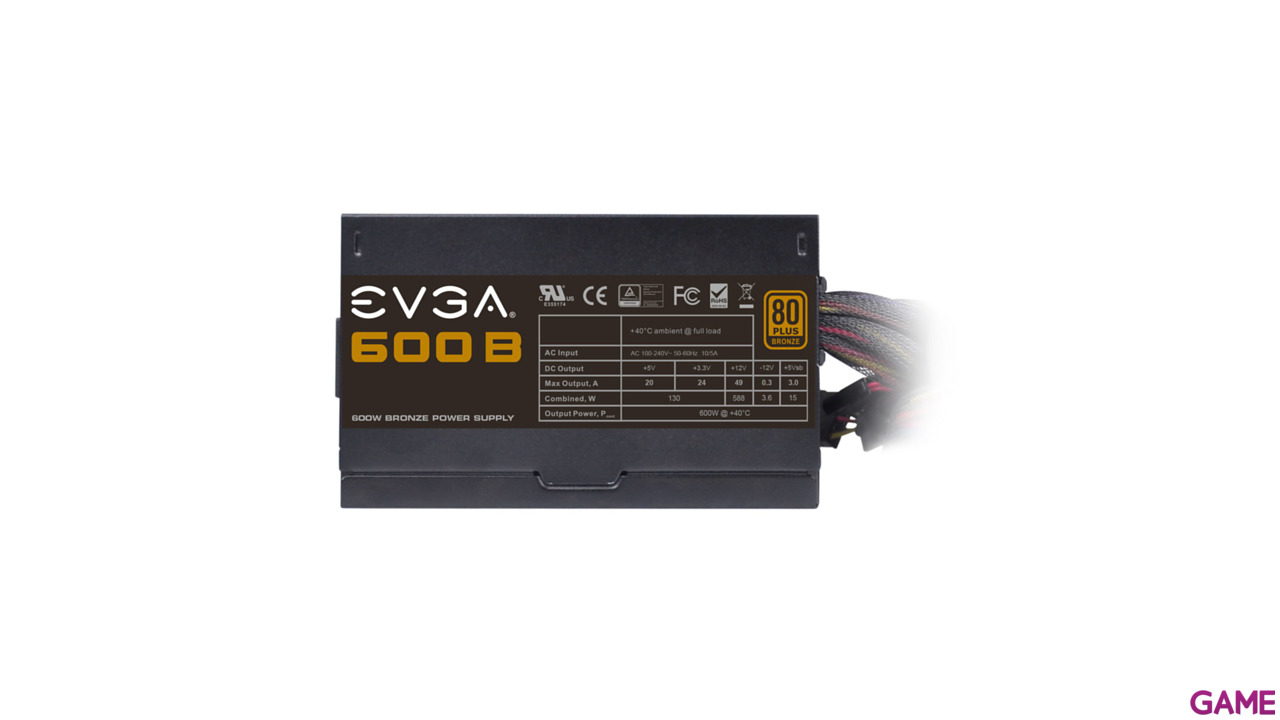 EVGA B1 600W 80+ Bronze - Fuente Alimentacion-11