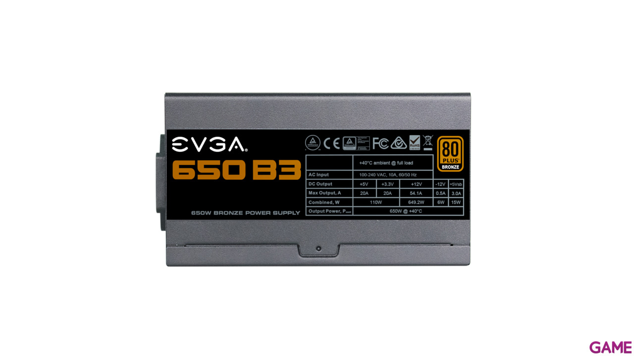 EVGA B3 650W 80+Bronze Full-Modular - Fuente Alimentacion-5
