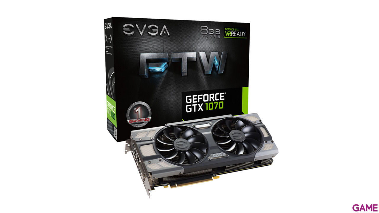 EVGA GeForce GTX 1070 FTW GAMING 8GB GDDR5-2
