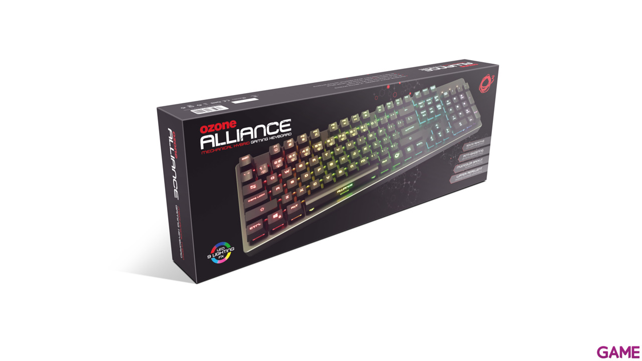 OZONE Alliance Semi-mecánico RGB - Teclado Gaming-6