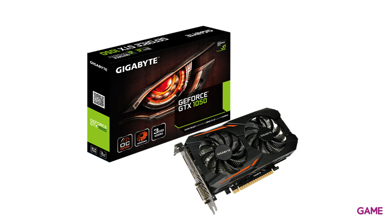 GIGABYTE GeForce GTX 1050 OC 3GB GDDR5-4