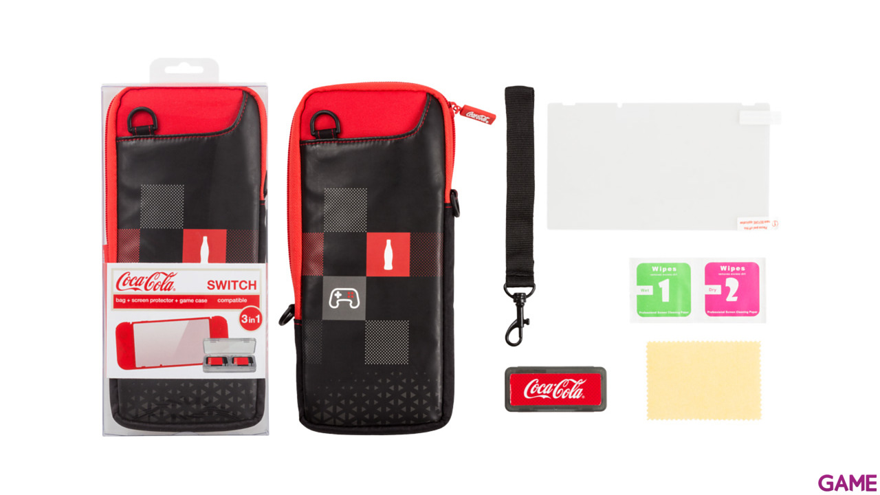 Kit 3 Accesorios Nintendo Switch Coca-Cola-4