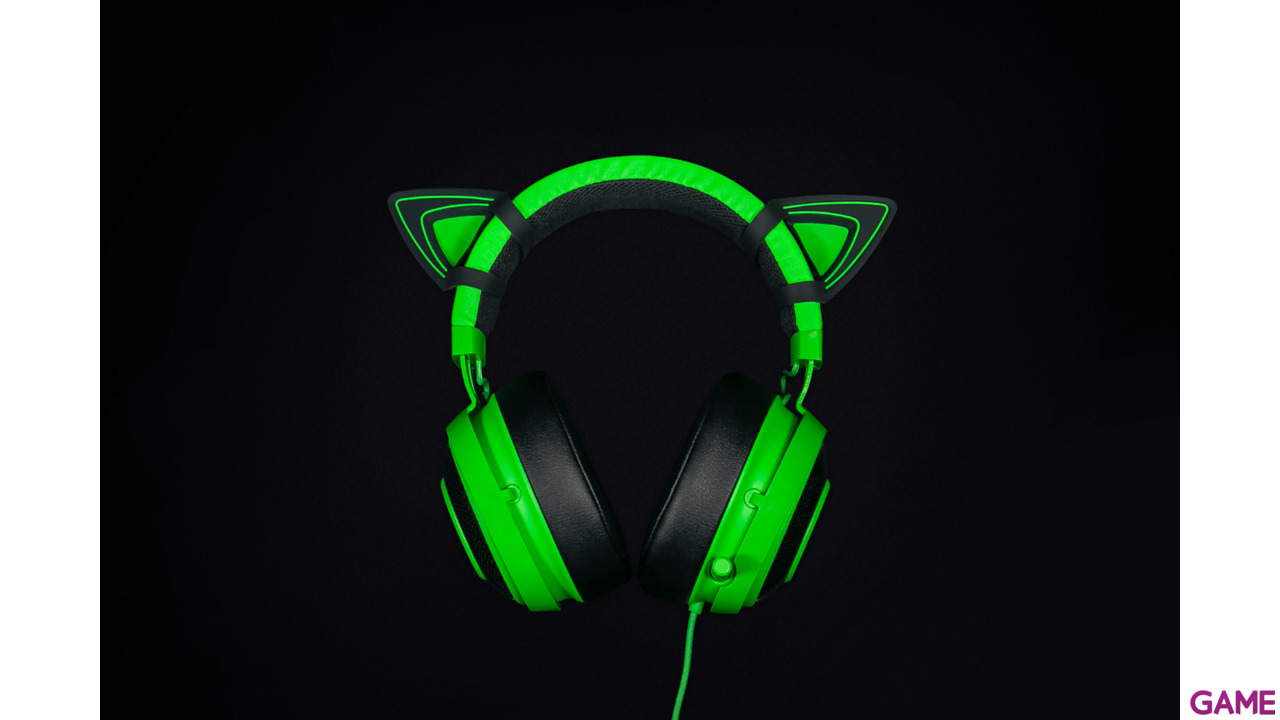 Razer Kitty ears Razer Kraken Verde - Auriculares Gaming-2
