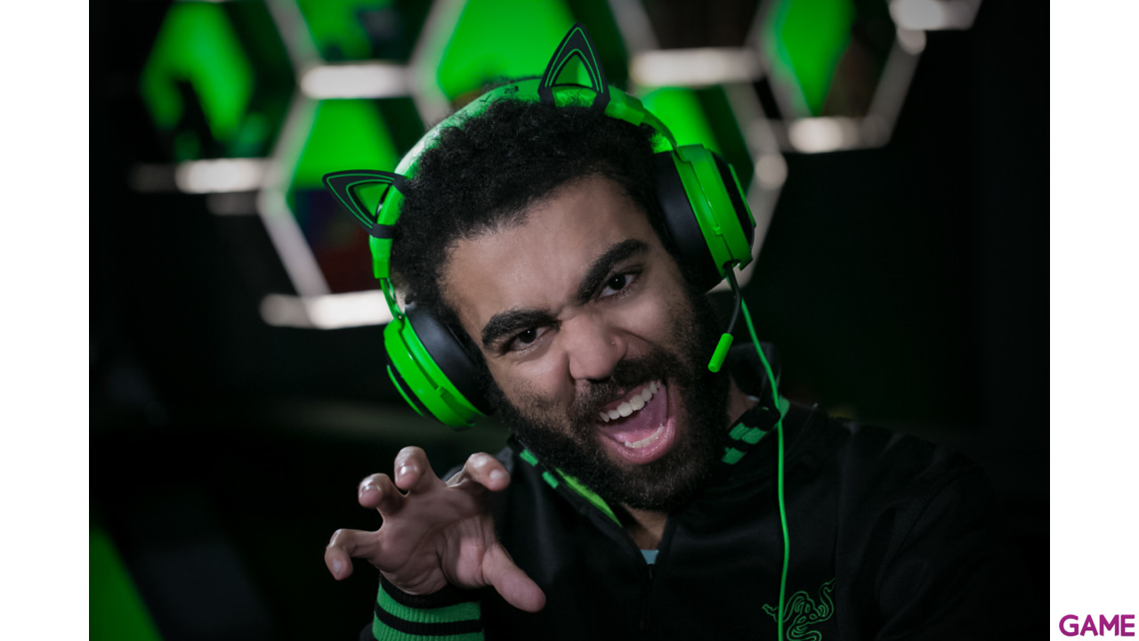 Razer Kitty ears Razer Kraken Verde - Auriculares Gaming-3