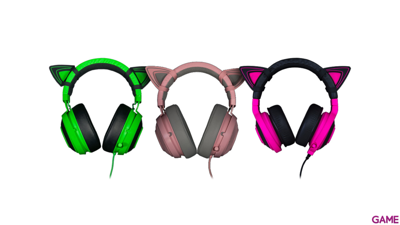 Razer Kitty ears Razer Kraken Edicion Quartz - Auriculares Gaming-3