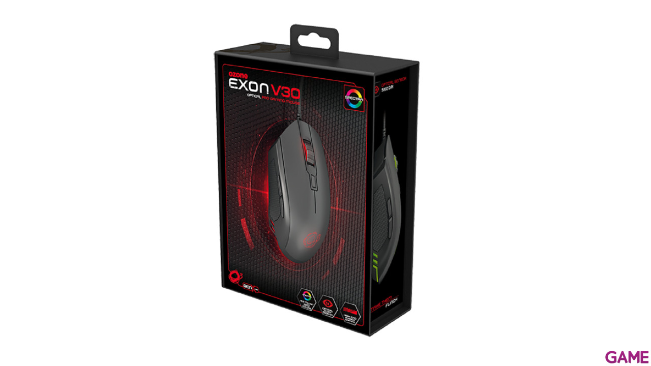 OZONE Exon V30 5000 DPI RGB - Ratón Gaming-9