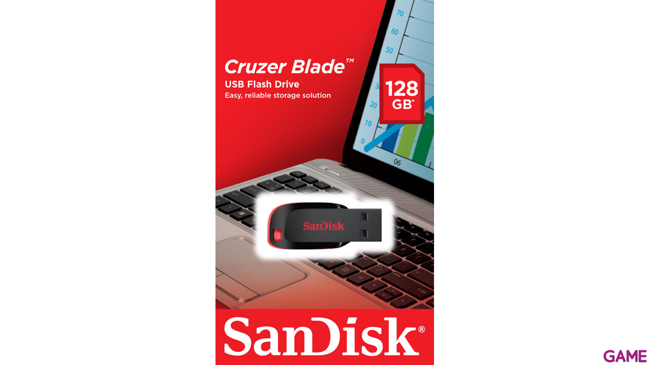 Sandisk Cruzer Blade 128GB - Pendrive-8