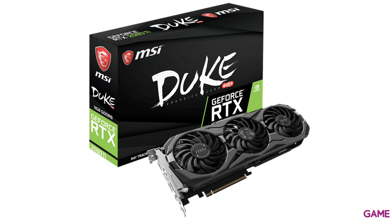 MSI GeForce RTX 2080 Ti DUKE OC 11GB GDDR6-3