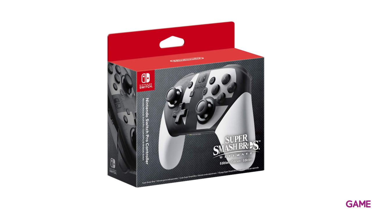 garra Duplicación retrasar Nintendo Switch Pro-Controller + Cable USB - Edición Smash Bros. Nintendo  Switch: GAME.es
