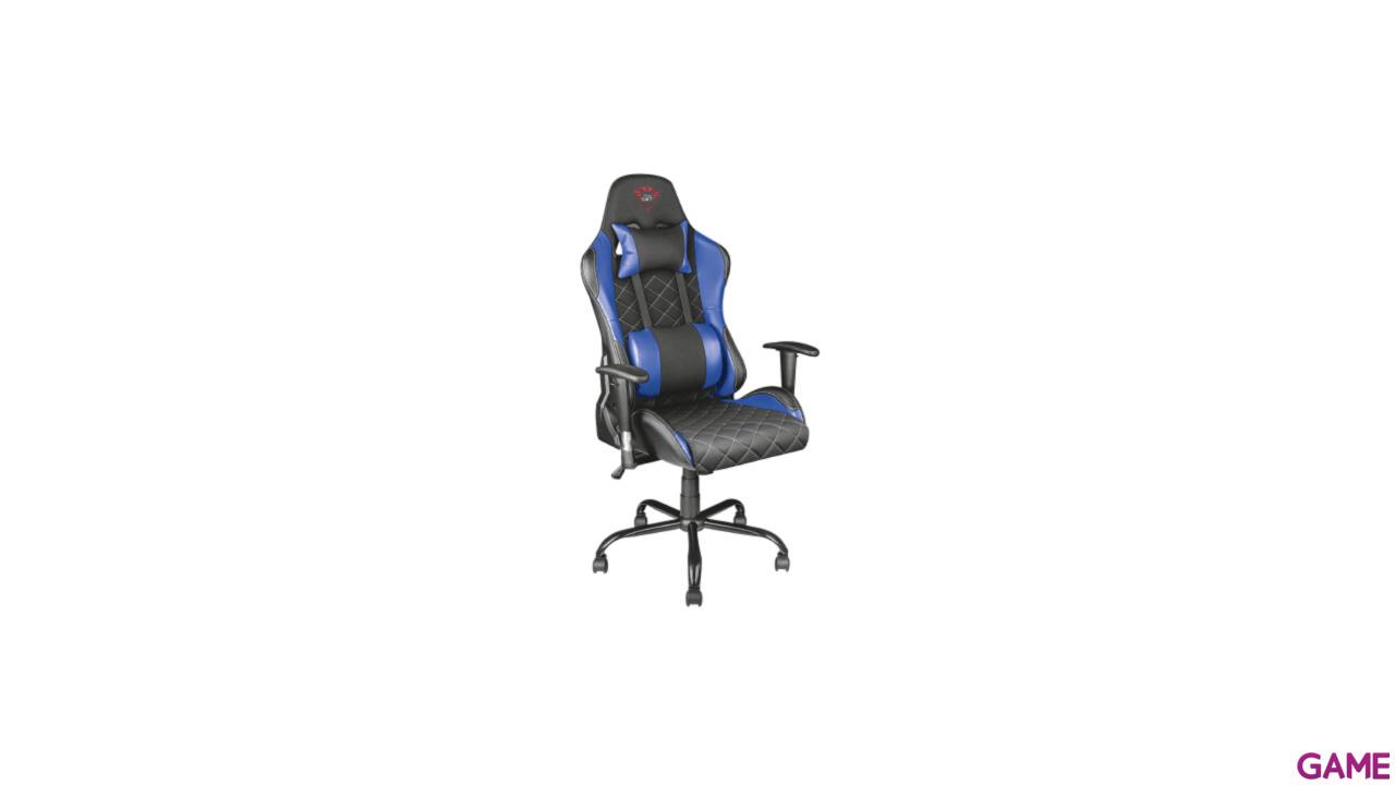 Trust GXT 707B Resto Gaming Chair Azul Tela - Silla Gaming-1