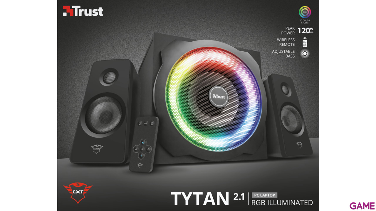 Trust GXT 629 Tytan 2.1 RGB 120W - Altavoces Gaming-9