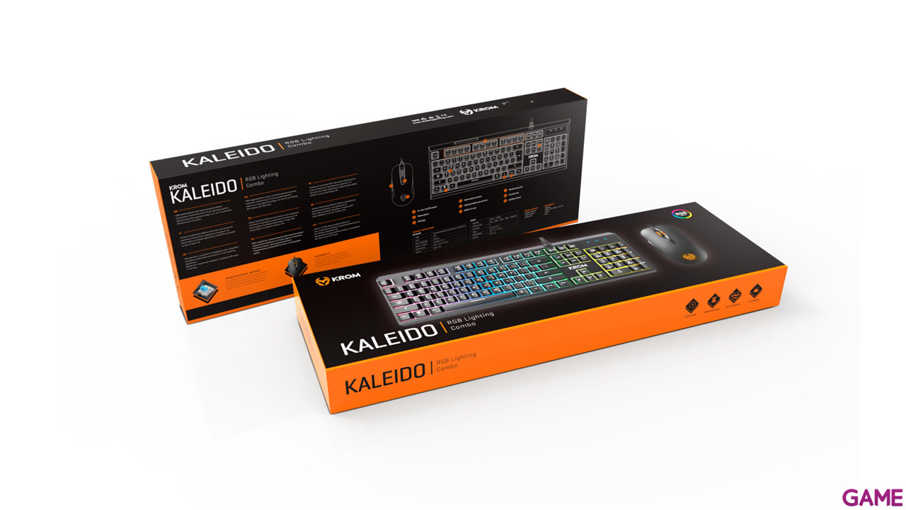 KROM Kaleido Teclado+Ratón RGB - Pack Gaming-4