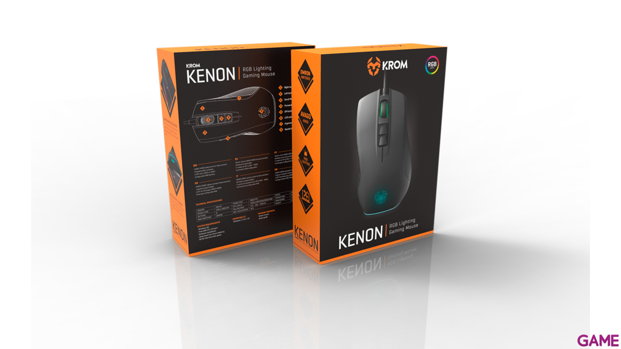 KROM Kenon RGB 4000 DPI - Ratón Gaming-6