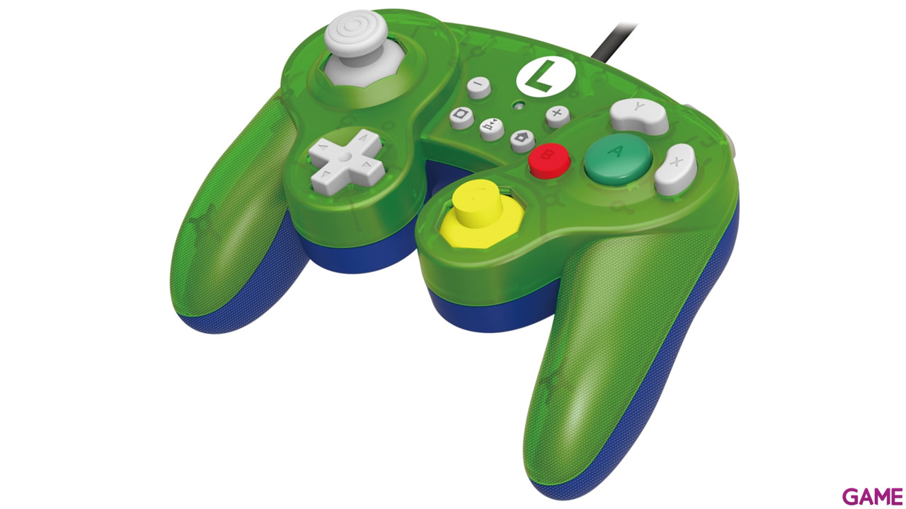 Controller con Cable Hori Luigi Ed. Super Smash Bros -Licencia oficial--4