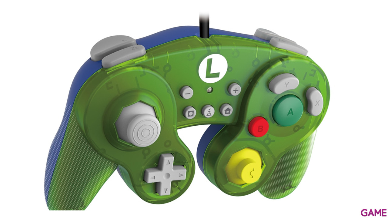 Controller con Cable Hori Luigi Ed. Super Smash Bros -Licencia oficial--5