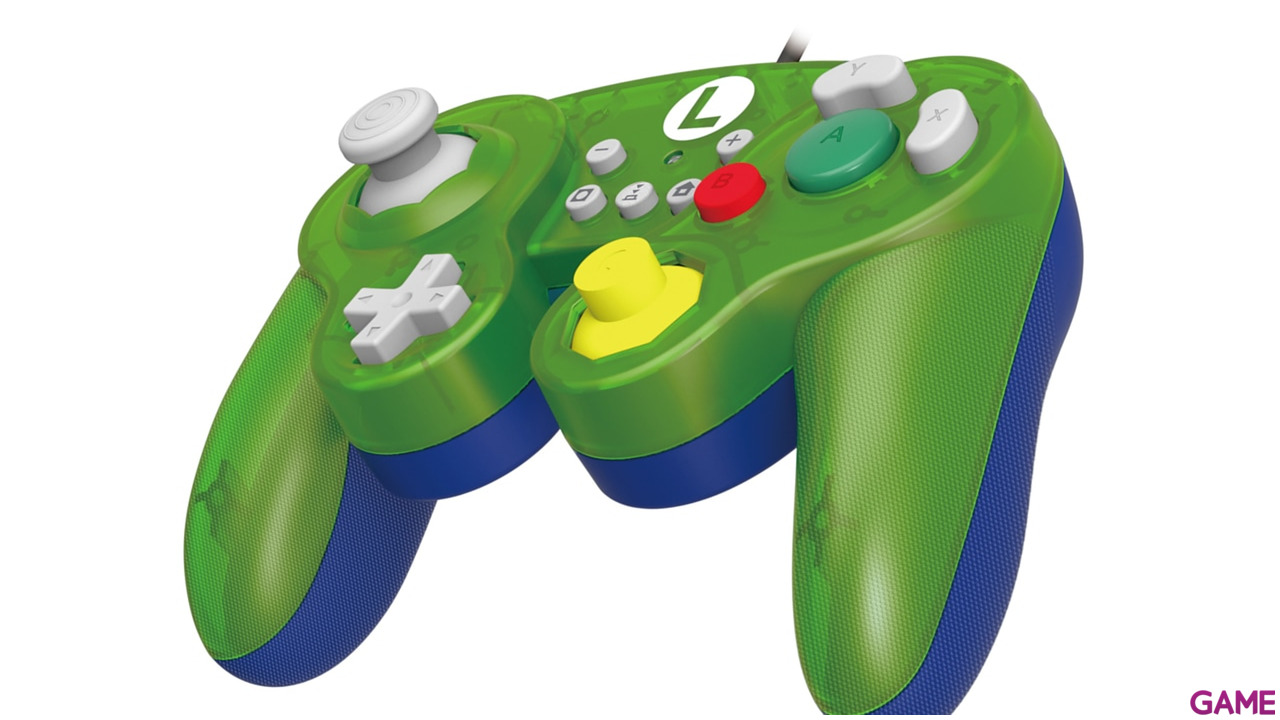 Controller con Cable Hori Luigi Ed. Super Smash Bros -Licencia oficial--6