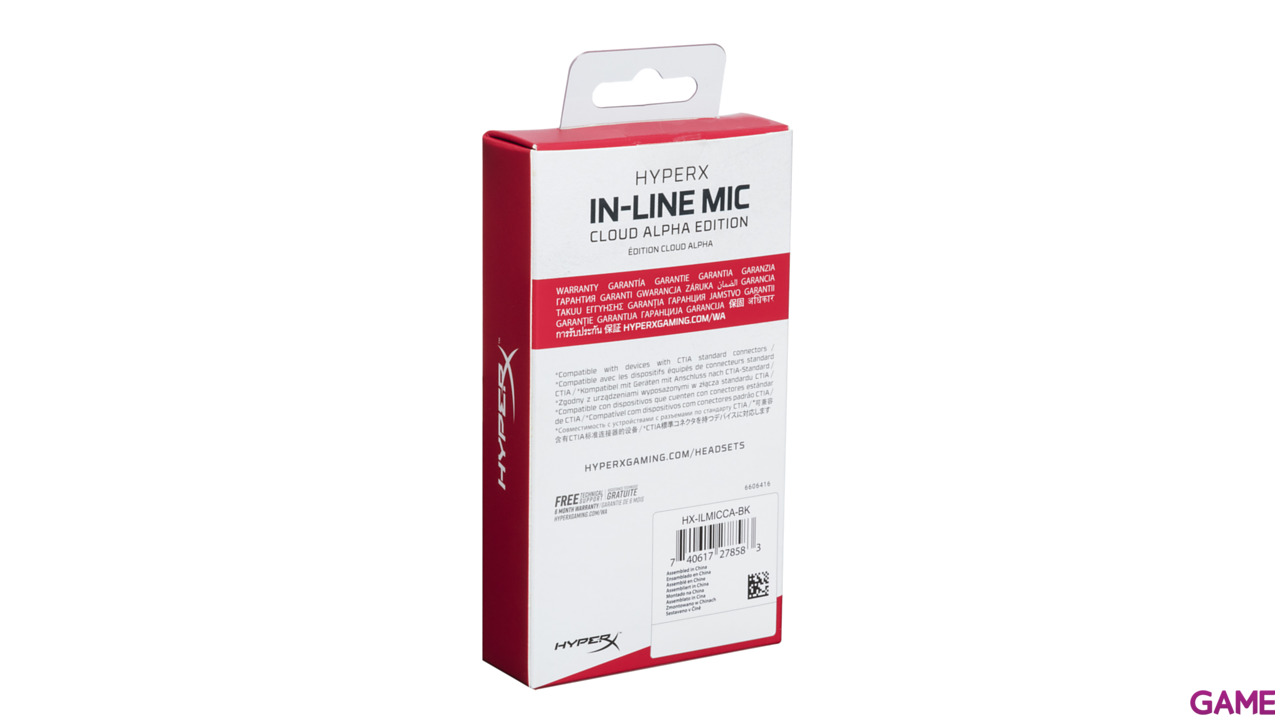 HyperX In Line Mic - Auriculares Gaming-3