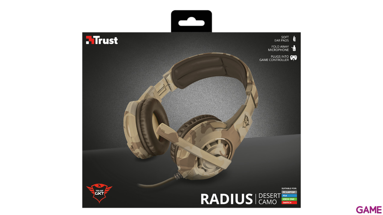 Trust GXT 310D Radius Desert Camo PC-PS4-PS5-XBOX-SWITCH-MOVIL - Auriculares Gaming-8